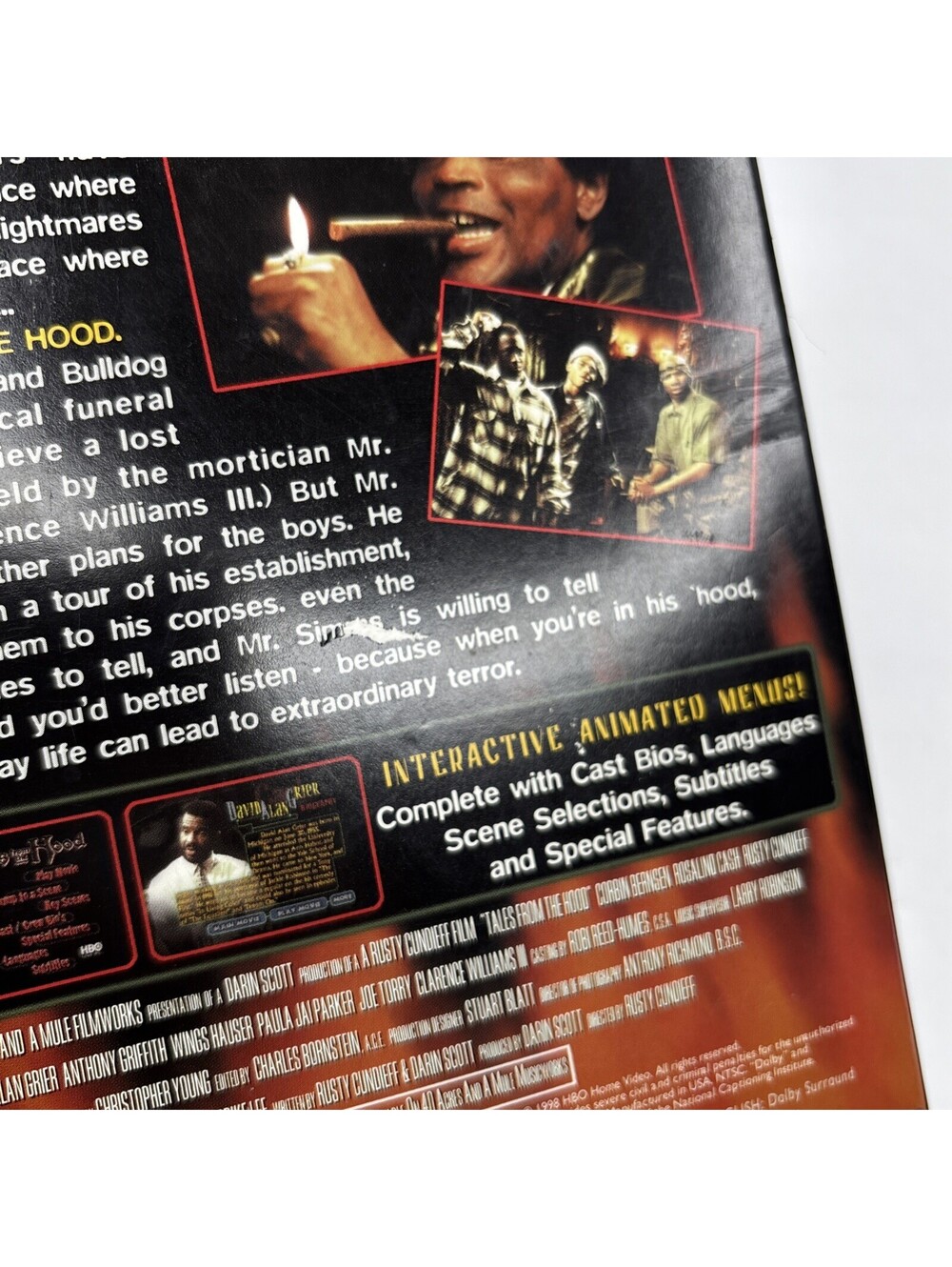 Tales From the Hood DVD 1998 Snapcase HBO OOP Rare Tested - Picture 5 of 9
